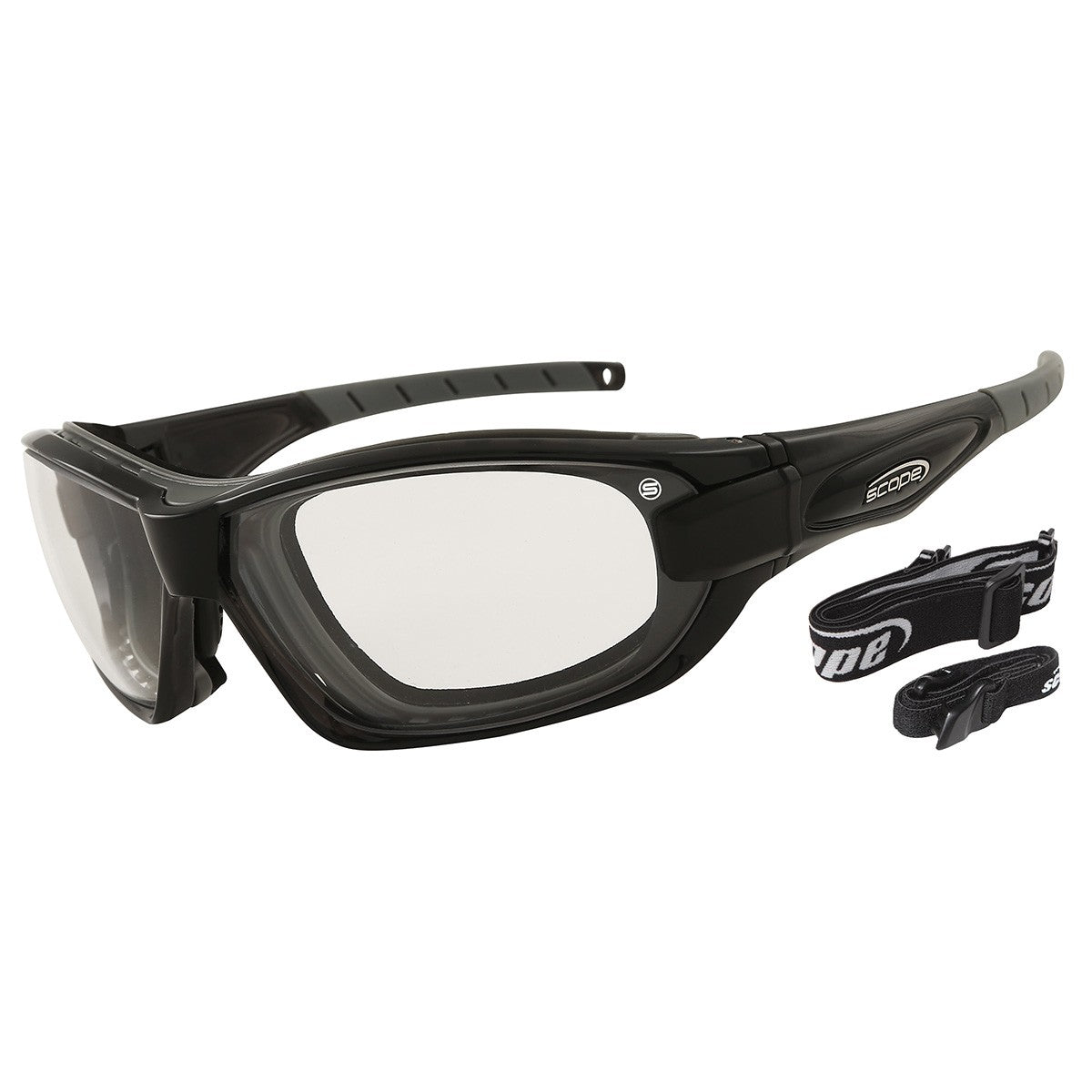 Scope Genisys Plus Black Frame Titanium Clear Lens /Gasket/Strap