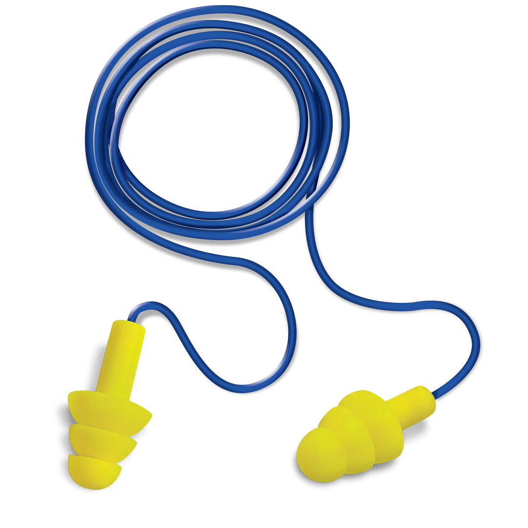 Armour Flanged TPR Ear Plug Corded - Class 4