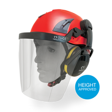 Armour | Hellberg Climbing Helmet Earmuff & Clear Visor Kit - EN12492