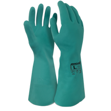 Armour Green Nitrile Interface Glove - 33cm
